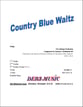 Country Blue Waltz Orchestra sheet music cover